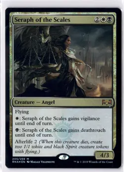 Seraph Of The Scales LP* FOIL Ravnica Allegiance 205/259 mtg -UnltdCards - Image 1