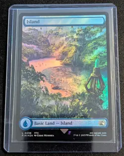 MTG - Island #0298 FOIL -Final Fantasy - Pack Fresh!! - Image 2