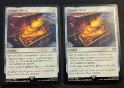 MTG - x2 Phoenix Down - Final Fantasy - Pack Fresh!! - Image 1