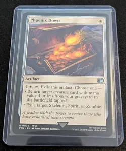 MTG - x2 Phoenix Down - Final Fantasy - Pack Fresh!! - Image 2