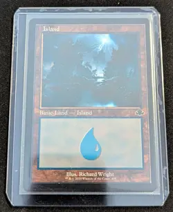 MTG x2 Island (405) RETRO FRAME - Dominaria Remastered - Pack Fresh!! - Image 2