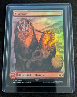 MTG - Mountain #0304 FOIL -Final Fantasy - Pack Fresh!! - Image 2