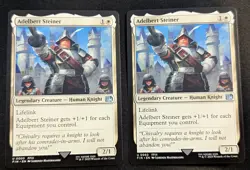 MTG - x2 Adelbert Steiner - Final Fantasy - Pack Fresh!! - Image 1