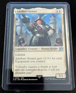 MTG - x2 Adelbert Steiner - Final Fantasy - Pack Fresh!! - Image 2