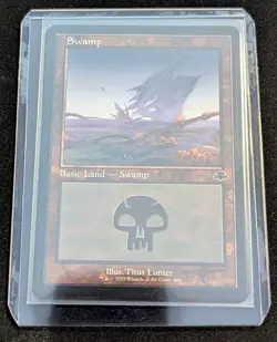 MTG x2 Swamp (406) RETRO FRAME - Dominaria Remastered - Pack Fresh!! - Image 2