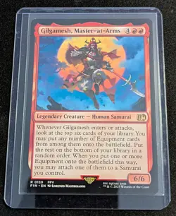 MTG - Gilgamesh, Master-at-Arms - Final Fantasy - Pack Fresh!! - Image 2