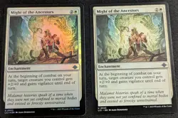 MTG - x2 Might of the Ancestors 1 FOIL & 1 Regular - The Lost Caverns of Ixalan - Image 1