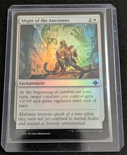 MTG - x2 Might of the Ancestors 1 FOIL & 1 Regular - The Lost Caverns of Ixalan - Image 2