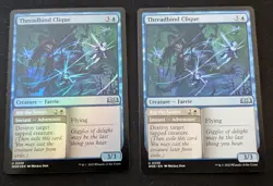 MTG - x2 Threadbind Clique 1 FOIL & 1 Regular - Wilds of Eldraine - Pack Fresh!! - Image 1