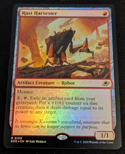 MTG - Rust Harvester FOIL - Edge of Eternities - Pack Fresh!! - Image 1