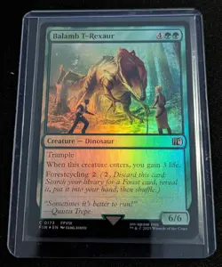 MTG - x2 Balamb T-Rexaur FOIL - Final Fantasy - Pack Fresh!! - Image 2