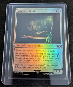 MTG - x2 Weapons Vendor 1 FOIL & 1 Regular - Final Fantasy - Pack Fresh!! - Image 2