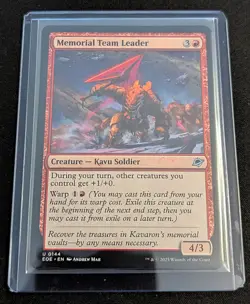 MTG - x2 Memorial Team Leader - Edge of Eternities - Pack Fresh!! - Image 2