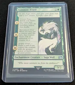 MTG - x2 Summon: Fenrir - Final Fantasy - Pack Fresh!! - Image 2