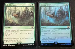 MTG - x2 Airship Crash 1 FOIL & 1 Regular - Final Fantasy - Pack Fresh!! - Image 1