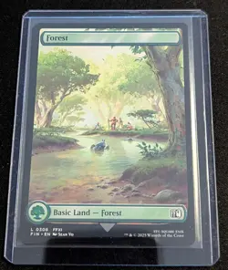 MTG - x2 Forest #308 - Final Fantasy - Pack Fresh!! - Image 2