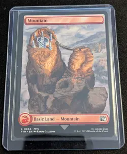 MTG - x2 Mountain #304 - Final Fantasy - Pack Fresh!! - Image 2