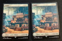 MTG - x2 Plains #295 -Final Fantasy - Pack Fresh!! - Image 1