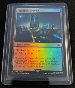 MTG - x2 Insomnia, Crown City 1 FOIL & 1 Regular - Final Fantasy - Pack Fresh!! - Image 2