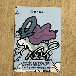 Cuneie Pokiebubies V2 1st Edition Fan Art 132 Chef Ken Lee Pokemon - Image 1