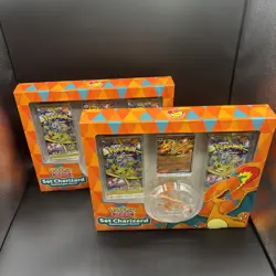 US! Rare Pokemon Charizard Kilat Rasi Indonesia Surging Sparks Exclusive Box Set - Image 2