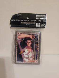 Shanks ONE PIECE Card Game Oﬃcial Card Sleeves 10 New Authentic - Image 1