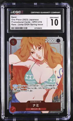 Nami [Girls] OP01-016 One Piece Japanese Romance Dawn CGC 10 [6117495015] - Image 1