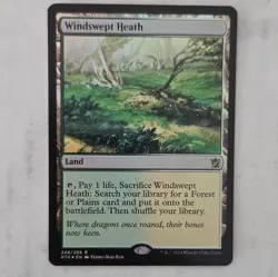 Foil Windswept Heath Khans Tarkir Foil Rare Land #248 English - Image 1