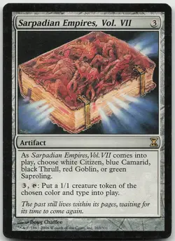 Sarpadian Empires, Vol. VII Rare Time Spiral LP MTG - Image 1