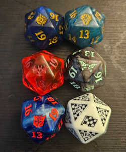 MTG Oversized Big Spindown Bundle Dice Duskmourn Transformers Dominaria MOM Lot - Image 2