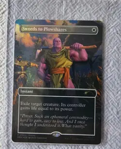MTG Swords To Plowshares Thanos Promo - Sealed - PSA promo - foil - full art - Image 1
