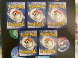 Pokemon Pikachu Base Card Lot Of 5 NEAR MINT - Image 2