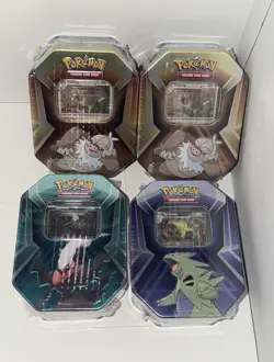 Pokemon Triple Whammy Tin Lot Of 4 - Image 1