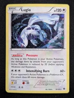 Lugia - 78/124 (XY Fates Collide) 078/124 Deck Exclusives Pokemon LP Holo - Image 1