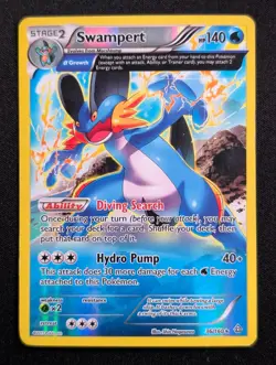 Swampert (Alpha) 36/160 XY - Primal Clash Pokemon MP Holo - Image 1