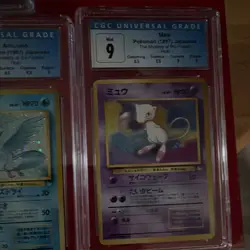 Pokemon CGC 9 Graded Japanese Holo Lot 5: Dragonite Golduck Articuno Mew - Image 5