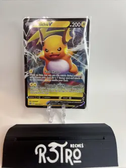 Raichu V (Full Art) - 045/172 - Ultra Rare - Brilliant Stars - Pokemon English - Image 1