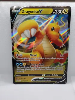 Dragonite V SWSH154 Jumbo Card Promo Full Art Holo Pokemon TCG English - Image 1