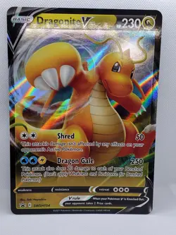 Dragonite V SWSH154 Jumbo Card Promo Full Art Holo Pokemon TCG English - Image 4