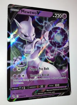 Mewtwo V - Pokemon GO 30/78 - HP 220 - NM - Image 3