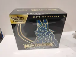 Pokemon TCG Mega Evolution Lucario Elite Trainer Box - Image 1