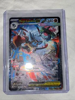 Pokemon TCG Mega Lucario EX 179/132 Mega Evolution Special Illustration Rare NM - Image 1