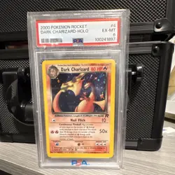 Pokemon Dark Charizard 4/82 Team Rocket Holo Rare PSA 6 English - Image 1