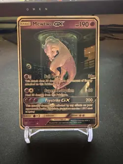 NM Mewtwo GX 78/73 Shining Legends Secret Full Art Holo EN 2017 - Image 3