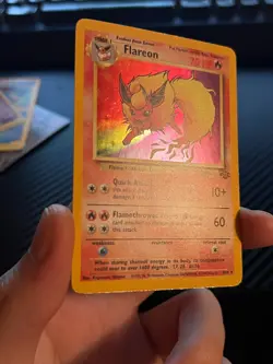 Pokemon TCG Flareon Jungle 3/64 Holo Unlimited Holo Rare - Image 4