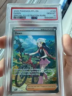 2025 POKEMON PFL EN-PHANTASMAL FLAMES #129 DAWN SIR Gem Mint PSA 10 - Image 1