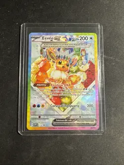 Pokemon TCG Eevee EX 174 Black Star Promo Card from Scarlet & Violet Prismatic - Image 1