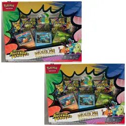 2 Pokemon Mega Evolution Ascended Heroes First Partners Pin Collection New Boxes - Image 1
