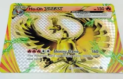 Pokemon Ho-Oh BREAK XY154 Jumbo Promo Holo Oversized Card - Image 1