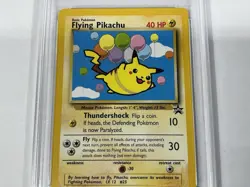 2001 POKEMON PROMO BLACK STAR POKEMON LEAGUE #25 FLYING PIKACHU PSA 10 - Image 3